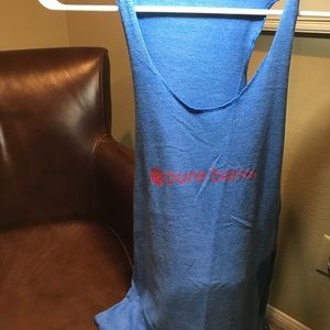 Blue Pure Barre Tank Top